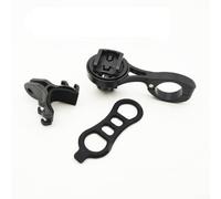 QuivyLivy Alusmallum - Soporte de aleación para manillar de bicicleta con soporte para luz, ajuste seguro para Garmin para wahoo para bryton para cateye, negro (D)