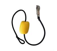 QuivyLivy Cuerda de remolque de anclaje de kayak, 1. cordón elástico con gancho de aleación de zinc, boya flotante para recuperación de ancla de mar a la deriva en kayaks, canoas, pontones y barcos de