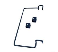 QuivyLivy Estante lateral de acero inoxidable con cesta deslizante ajustable compatible con sistemas de parrilla de mesa IGT (negro)