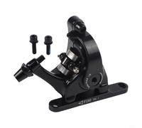 QuivyLivy Freno de disco mecánico para bicicletas de montaña y carretera, calibrador de doble accionamiento de aleación de aluminio, 140 mm/160 mm para rotor, instalación delantera o trasera (los