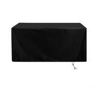 QuivyLivy Funda para muebles de exterior para cortacésped robótico, tela Oxford 420D, impermeable, a prueba de polvo, protección UV, ajuste a medida para uso en jardín (78 x 56 x 36 cm, negro)