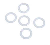QuivyLivy Ganchos de anillo de plástico para manualidades, accesorios de bolso, conectores redondos blancos para asiento de coche, decoración de bolsas tejidas, varios tamaños, 12,7 mm a 50 mm