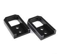 QuivyLivy Ganchos de remolque de metal resistente para enganche de remolque, revestimiento rojo, resistente a la corrosión, ideal para propietarios de camionetas y SUV, capacidad de remolque segura y