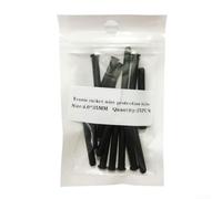 QuivyLivy Juego de 15 tubos de protección de cuerda de tenis con ojales de nailon con opciones de agujero único y doble para longevidad y fricción de cuerdas de raqueta (4.0 x 35)