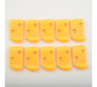 QuivyLivy Juego de 20 protectores de cambio de neumáticos de nailon que no dañan los dedos y triángulos sin palanca para cambiador de neumáticos Corghi/Hunter