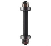 QuivyLivy Juego de ejes huecos de 108/145 mm, pinchos de acero Mtb delanteros y traseros con rodamientos, liberación rápida para piezas de ciclismo de montaña (delanteras)