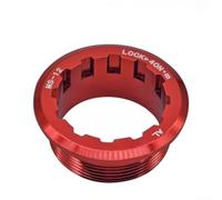 QuivyLivy Microspline - Cubierta de bloqueo de casete de bicicleta de 12 velocidades para Shimano M7100 M6100 M8100, tapa de volante de aleación de aluminio ligera con ranuras antideslizantes (MS-12