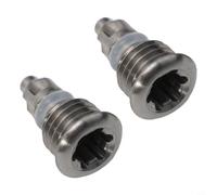 QuivyLivy Paquete de 2 tornillos de purga de freno de bicicleta de aleación con juntas tóricas, tornillos para MT2, MT4, MT5, MT7, MT8, sistema de freno hidráulico de bicicleta de montaña (titanio)