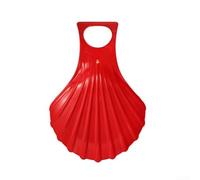 QuivyLivy Platillo de plástico ligero para niños, trineo de nieve de plástico ligero, tabla de esquí de polietileno con asas antideslizantes para superficie para diversión de invierno, arena, hierba
