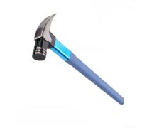 QuivyLivy Rip Claw Hammer - Martillo de mango de fibra aislada, martillo de garra que absorbe los golpes con agarre antideslizante, martillo de marco equilibrado de precisión para (D)