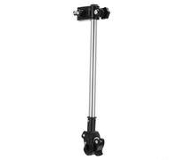 QuivyLivy Soporte de paraguas ajustable para bicicletas sillas de ruedas, soporte de montaje de acero inoxidable para cochecitos, caminantes, scooters