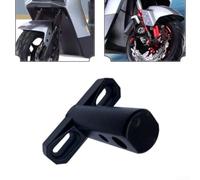 QuivyLivy Soporte para faros delanteros de | Soporte del marco del tenedor del proyector de la aleación de aluminio, ajuste negro del color para la vespa y la bici para