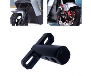 QuivyLivy Soporte para faros delanteros de | Soporte del marco del tenedor del proyector de la aleación de aluminio, ajuste negro del color para la vespa y la bici para