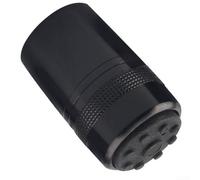 QuivyLivy Tapa de extremo de caña de pescar hecha de silicona de metal y plástico, diámetro interior de 14-37,5 mm, 39 mm de altura, para protección de la cola de la caña de pescar, negro (26 mm)