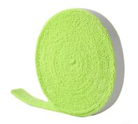 QuivyLivy Toalla de algodón de agarre superior, cinta para raqueta, agarre absorbente de pelo largo, envoltura de mango antideslizante, cubierta de raqueta resistente al sudor, bateo grueso (verde)