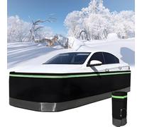 Quixnova Faldón de Invierno para RV de fácil instalación, 80/95 cm de Alto, Resistente al Viento y a la Nieve, para Almacenamiento y organización, portátil para jardín, Exterior y Patio 95cm-16m/52ft