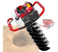 Quixnova Perforadora de Postes de 4 Tiempos y 999 CC para terrenos agrícolas, Jardines y plantaciones, Excavadora de Tierra inalámbrica a Gasolina con Brocas de 4/6/8/10/12/15/20/25/30 cm 6cm