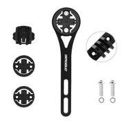 Quixotical Soporte Garmin Manillar Integrado para Bicicleta, Soporte para MTB con Manillar Integrado, Compatible con Garmin Edge, Wahoo Elemnt, Bryton y Cat Eye