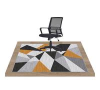 QUIYAEZY Alfombra para Silla de Escritorio, Alfombrilla para Silla de Oficina, Alfombrilla de Protección para Suelos Duros, Alfombrilla Protección Suelo para Laminado Parqué 140 x 160 cm