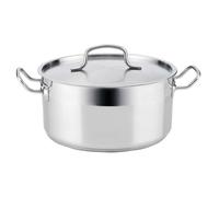 Cacerola con tapa quid azzero acero inoxidable 24 cm