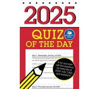 Quiz of the Day 2025: A fun quiz book with five questions for every day of 2025: over 1,800 quiz questions!