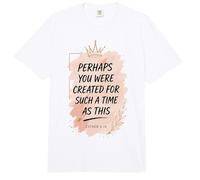 Quizás Fuiste Creado para Tal Tiempo Verso de Ester Comfort Colors Adult Heavyweight T-Shirt