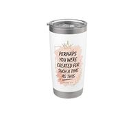 Quizás Fuiste Creado Para Tal Tiempo Verso de Ester Vaso térmico de acero inoxidable de doble pared