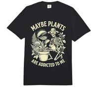 Quizás Las Plantas Son adictas a mí Jardinería Esqueleto Comfort Colors Adult Heavyweight T-Shirt