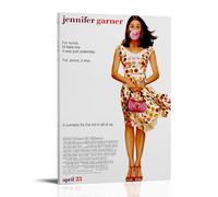 QUJIAOFUMEISUU Póster estético de 13 Going on 30 para habitación, 50 x 75 cm, marco de 13 Going on 30