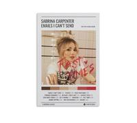 QUJIAOFUMEISUU Sabrina Carpenter-Emails I Cant Send Póster estético en lienzo impreso para habitación, arte de pared estético de 40 x 60 cm, sin marco, Sabrina Carpenter-Emails I Cant Send