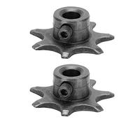 Qukaim 2 engranajes dentados reversibles para máquina de eclosión, engranaje para motor de incubadora, compatible con varios modelos