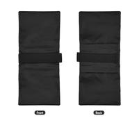 Qukaim 4 bolsas de peso para fotografía, saco de arena de contrapeso, bolsas de arena resistentes para estudio y fotografía al aire libre, grabación de video, 30 cm x 15 cm, color negro