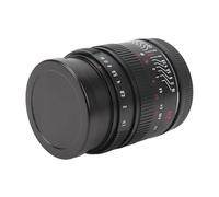 Qukaim 7ARTISANS - Lente gran angular F1.4 de 24 mm, carcasa de metal, 2 cristales ED, lente manual para cámaras M3 M5 M6 M6 II M10 M100 M50, lente de fotografía de medio marco
