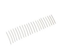 Qukaim Alambre de traste de guitarra de cobre blanco, 22 piezas de repuesto de cobre blanco de 2,2 mm para guitarras acústicas, cables de traste para mantenimiento y reparación de guitarras