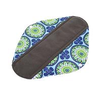 Qukaim Almohadilla menstrual reutilizable, lavable, súper absorbente, impermeable, 23 x 30 cm, adecuada para mujeres