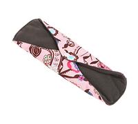 Qukaim Almohadillas menstruales reutilizables de tela de carbón, 2 unidades, reutilizables, lavables, para cuidado femenino, ecológicas, 10 x 24 cm SKU_M15
