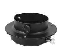 Qukaim Anillo adaptador de aleación negra para luz de fotografía pequeña a montaje Bowens, convertidor de adaptador de luz de video, anillo adaptador de luz de flash