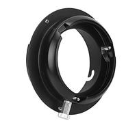 Qukaim Anillo adaptador de aleación para montaje Elinchrom a Bowens Mount Flash Light Softbox, anillo adaptador compatible para equipos de fotografía, diseño