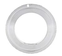 Qukaim Anillo adaptador de montaje de lente de metal M42-EOS, compatible con cámara Canon EOS, anillo adaptador para lente M42, construcción, ajuste