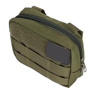 Qukaim Bolsa de chaleco para perro, impermeable, manos libres, mochila para entrenamiento y senderismo, bolsa verde militar con cremallera, suministros para mascotas