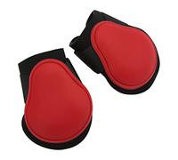 Qukaim Botas de pata trasera de caballo, 1 par de botas de tendón rojas para saltar y correr, talla M, botas de apoyo para caballos para deportes de alta velocidad, botas de ejercicio para caballos