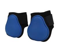 Qukaim Botas de tendón de caballo, 1 par de botas de poliuretano suave para patas traseras, fáciles de pegar, evitan resbalones, tamaño XL, botas delanteras de tendón de caballo, protector de fetlock