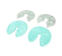 Qukaim Breast zing Pads - Hisopos de algodón, 60 unidades, asas de madera de punta suave, aplicadores de punta larga de algodón grueso multiusos, 8 cm de largo