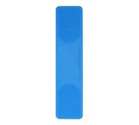 Qukaim Broca de boca de caballo de acero inoxidable, 127 mm, a prueba de seguridad, para accories de caballo, cepillo de aseo profesional, bolsa de alimentación de caballo azul con correa ajustable