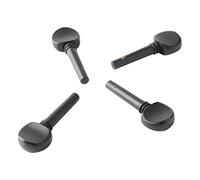 Qukaim Campana de viento para afinación de violín, campanilla de viento para violín con barra de metal y base de madera, 4 trípodes ajustables para violonchelo de 3/4 y 4/4, decoración de sonido