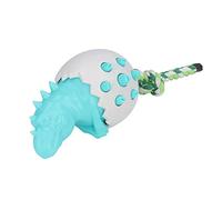 Qukaim Cepillo de dientes para perros, juguetes masticables de huevo de dinosaurio, juguetes masticables para perros, resistente a las mordeduras, juguetes masticables para el cuidado dental, juguete