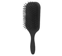 Qukaim Cepillo de pelo para desenredar el cabello, peine con cojín de aire, cepillo de peinado para cabello rizado y liso, adecuado para mujeres, color negro