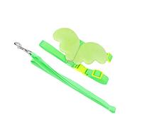 Qukaim Correa de tracción para mascotas, correa ajustable para caminar al aire libre para patos y pollos, verde, talla S, cuerda de tracción para entrenamiento de pollos, diseño