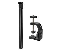 Qukaim CType - Soporte de lámpara telescópico, poste de extensión telescópico, soporte de fotografía de escritorio, soporte de luz de relleno, abrazadera de escritorio ajustable, soporte de escritorio