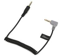 Qukaim CVM DR-SPX - Cable de salida TRRS o adaptador de 3,5 mm para micrófono WS60 COMBO, material TPE, 1,5 m de largo, color negro